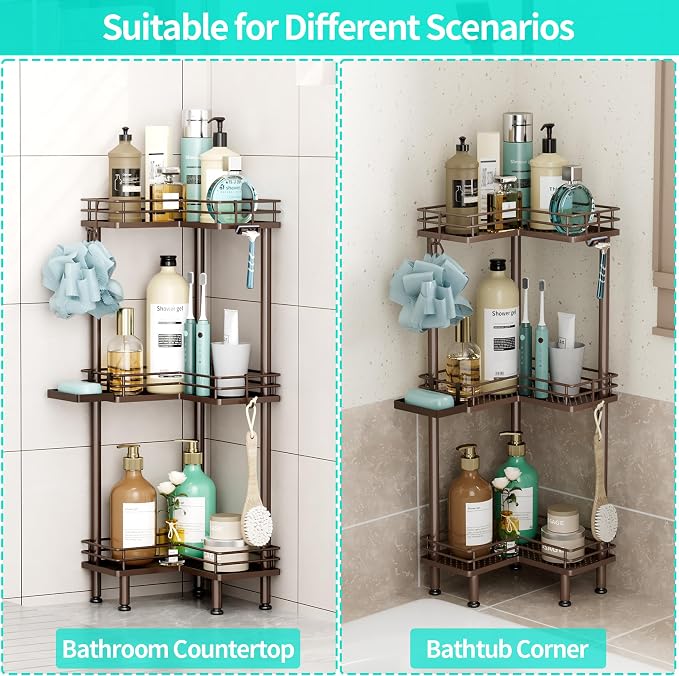 HapiRm Corner Shower Caddy Standing - Image 4