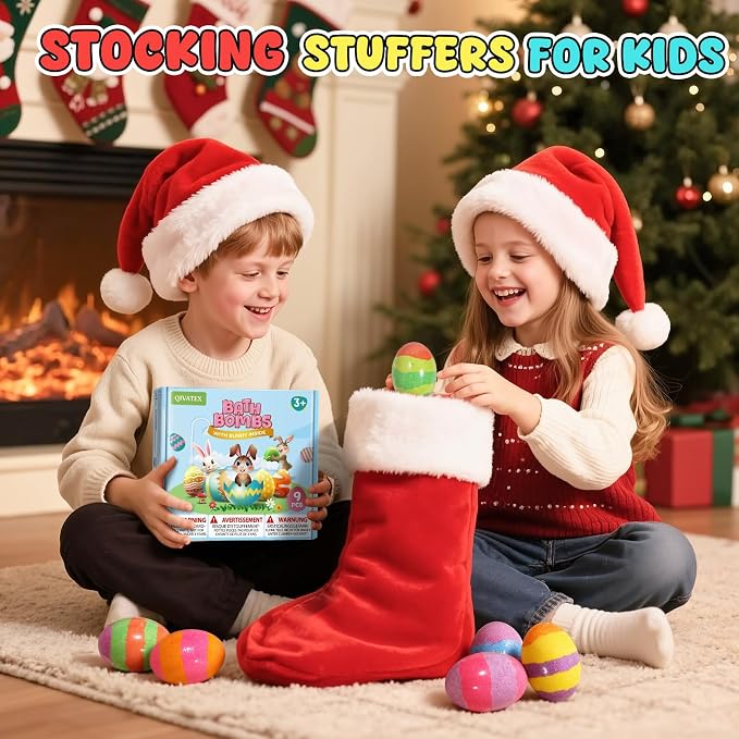 Bath Bombs with Toys Inside, Christmas Stocking Stuffers - Image 2