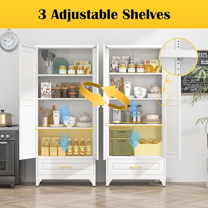 75" Kitchen Pantry Cabinet - Image 4