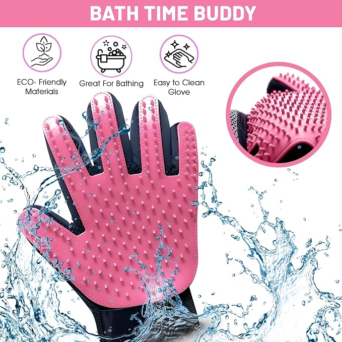 Upgrade Pet Grooming Gloves, Grooming Gloves - Image 4