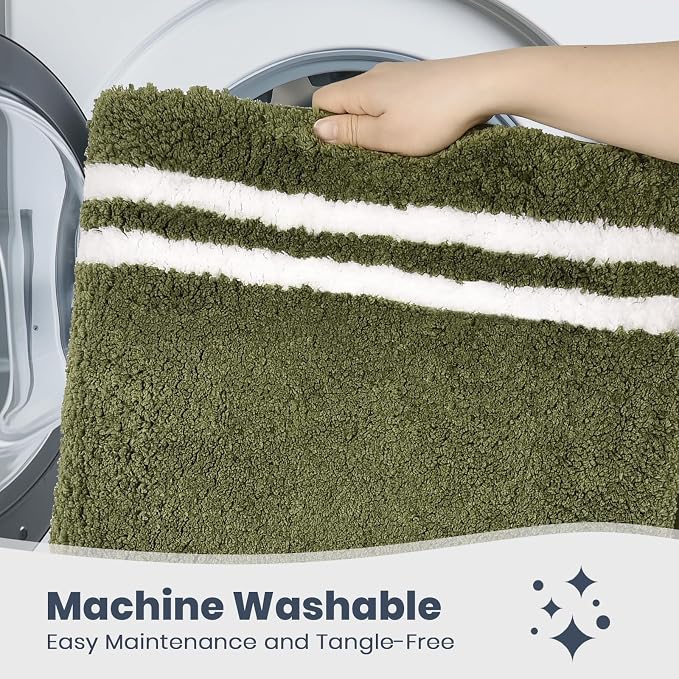 PURRUGS Bathroom Rug Non-Slip Machine Washable 30" x 46", Super Absorbent and - Image 6