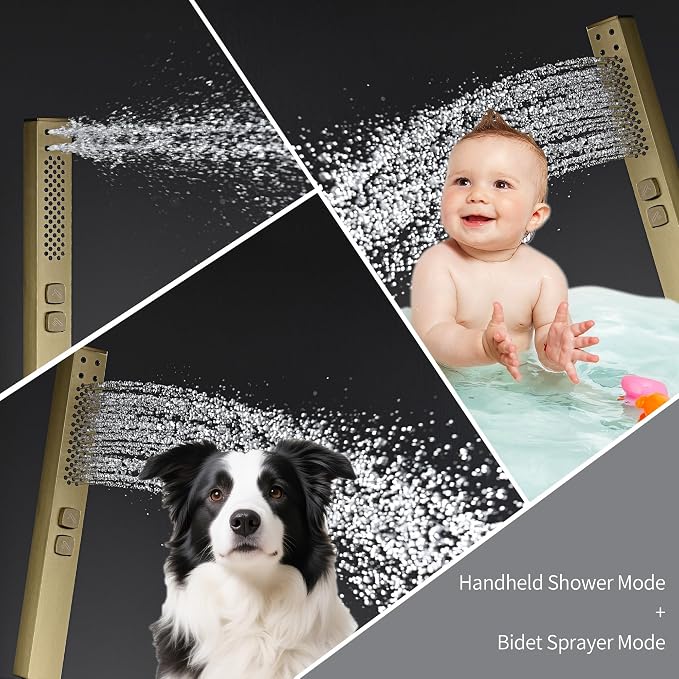 10" Square Rainfall Bathtub and Shower Trim Systems - Image 7