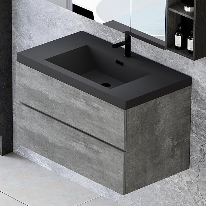 Floating Vanity Bathroom, 36 Inch Bathroom Vanity - Image 7
