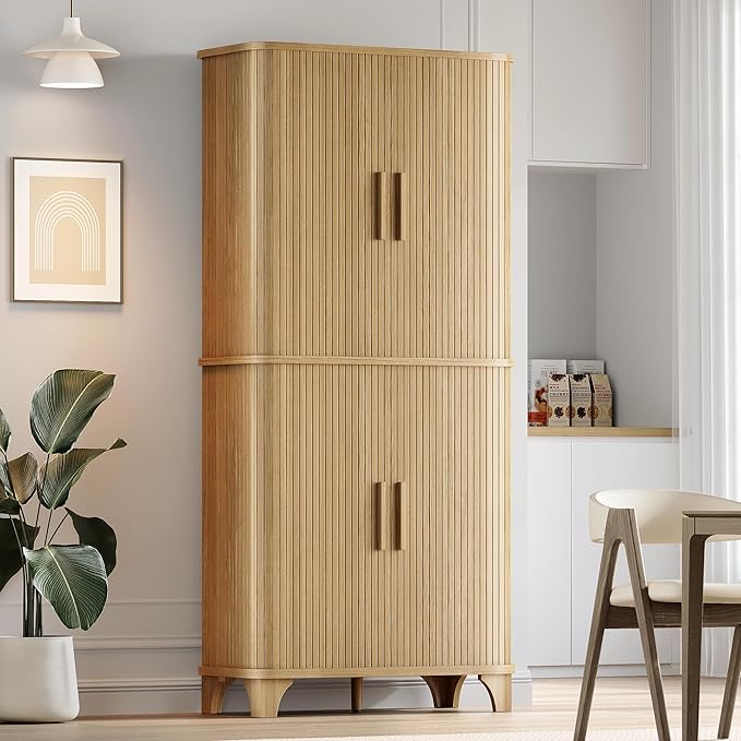 69" Tall Kitchen Pantry Storage Cabinet by Decofy