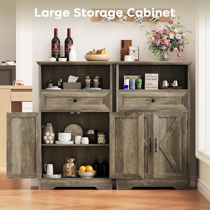 Floor Cabinet, Farmhouse Storage Cabinet - Image 7