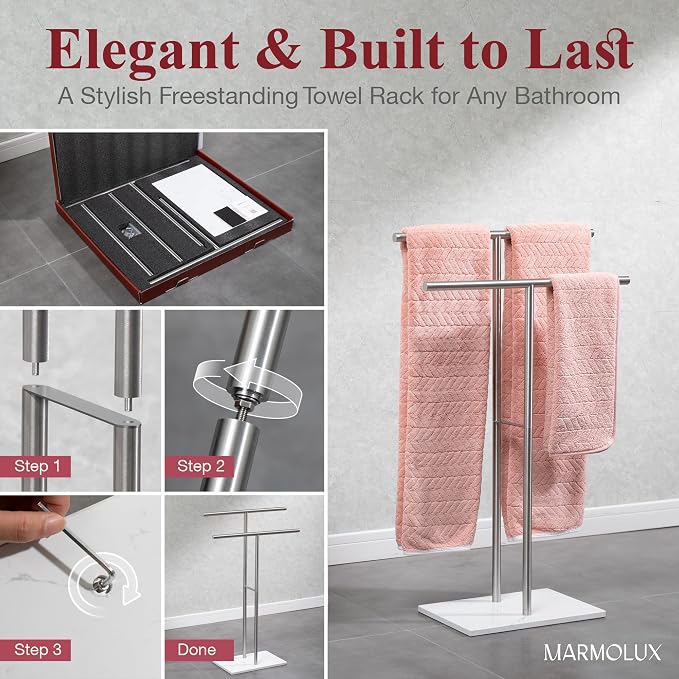Towel Stand – Freestanding Towel Rack - Image 6