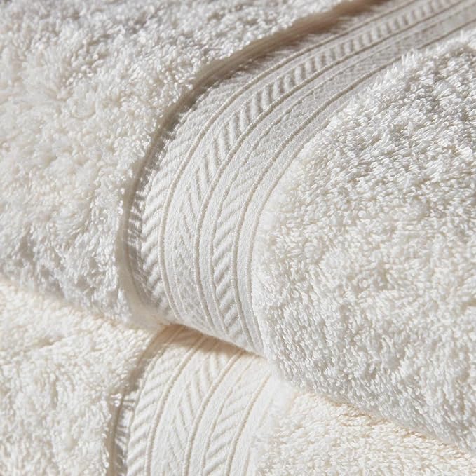 Christy Renaissance 6 Piece Cream Towel Set | 100% Egyptian Cotton | Luxury - Image 3