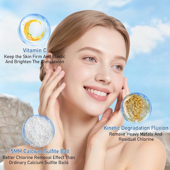 Vitamin C Larger Premium Metal Shower Filter, 304 stainless steel material - Image 3
