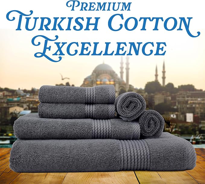 East'N Blue Lara Premium Bath Towel Set 6 Piece - Image 2