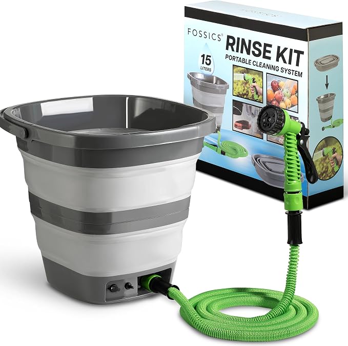 Rinse Kit & Portable Shower | Battery Powered by Fossics