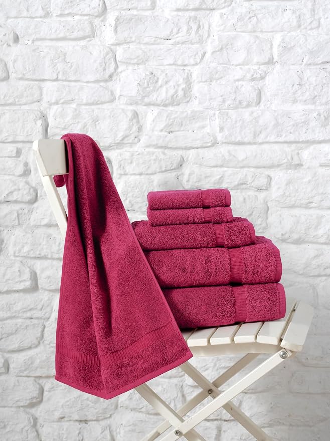 SALBAKOS 100% Turkish Cotton 6-Piece Towel Set | Heirloom Quality Hotel & Spa - Image 2