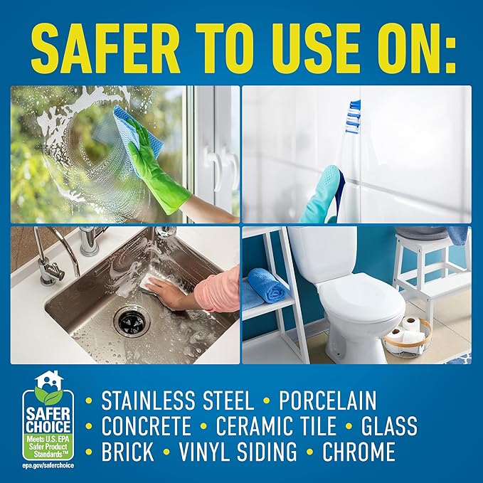 CLR Brands Calcium, Lime & Rust Remover, 26 oz. Spray Bottle, 2 Pack, Blasts - Image 4