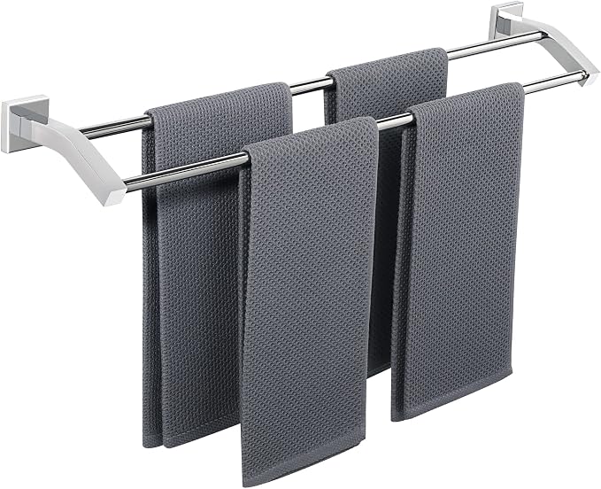 Alise Double Bath Towel Bars Towel Racks by Alise