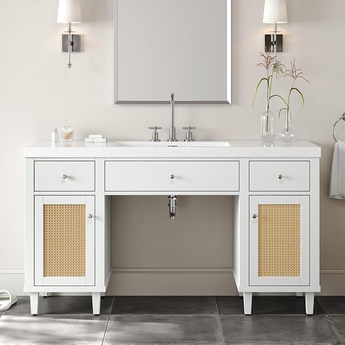60 Inch Single Bathroom Vanity by Unknown