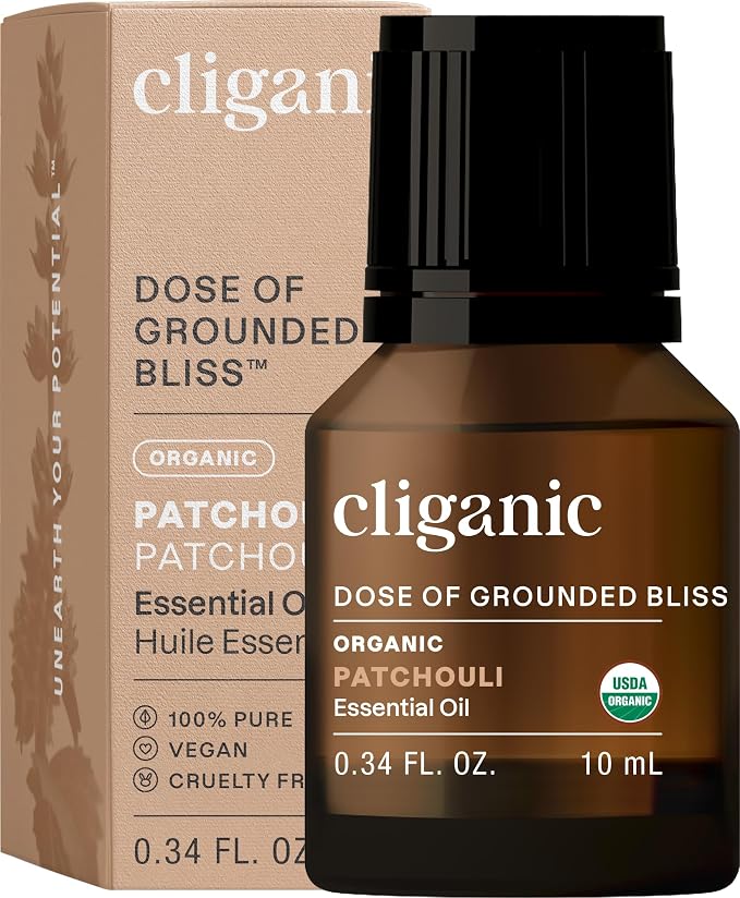 Cliganic Organic Patchouli Essential Oil by Cliganic