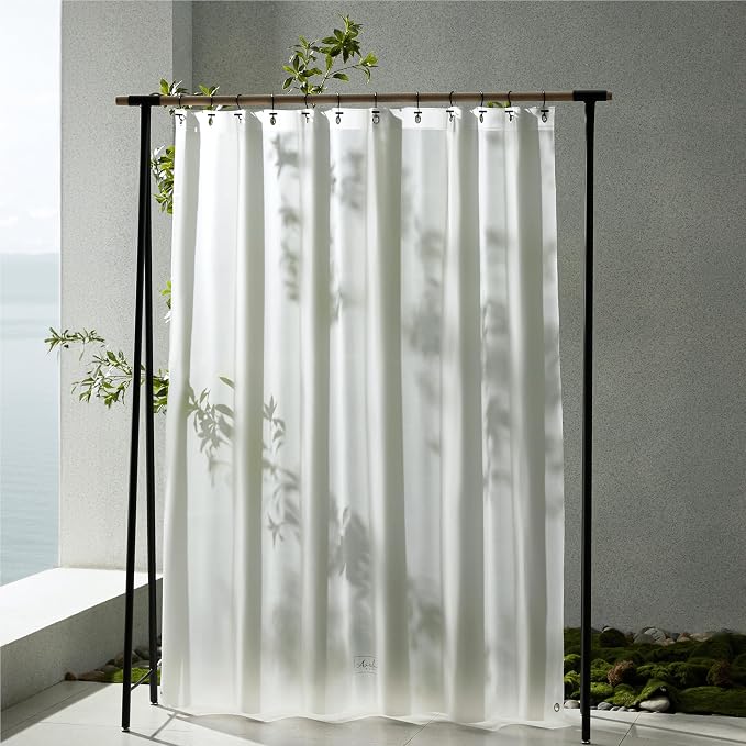 AIRLAKE Premium Frosted EVA Shower Curtain Liner, 72” x 72”, Extra Heavy-Duty by AirlakeHome