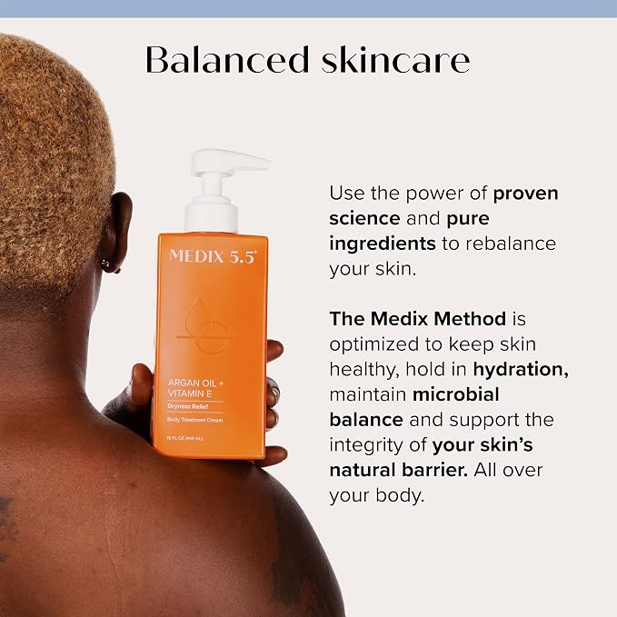 Medix 5.5 Retinol Body Lotion + Argan Oil Cream 2PC Skin Care Set Body & Face - Image 9