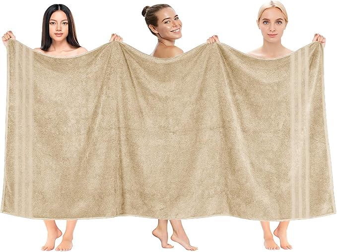 DAN RIVER 2 Pack Luxury Bath Sheets 35x70, 600 GSM, Soft & Quick Dry 100% Ring - Image 5