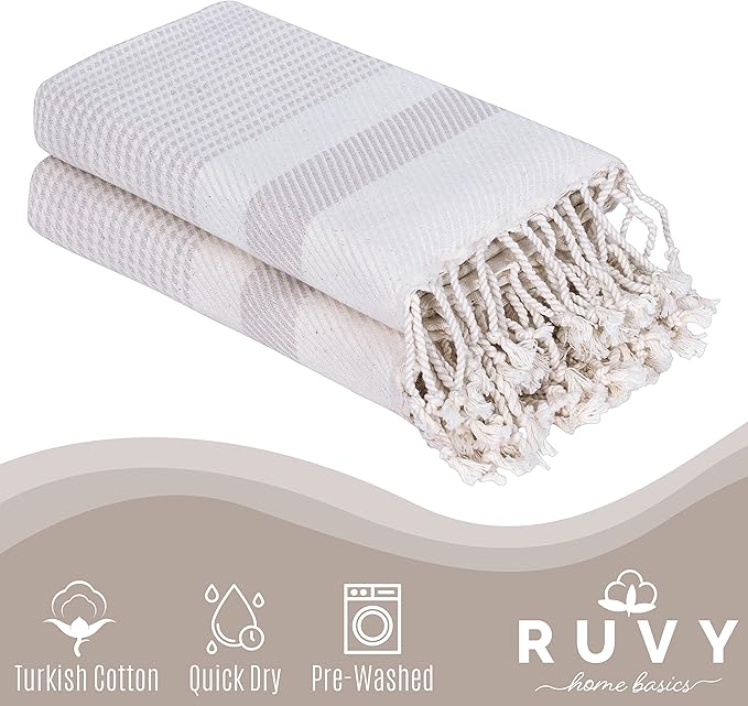 Ruvy Home Basics Turkish Hand Towels - Image 2