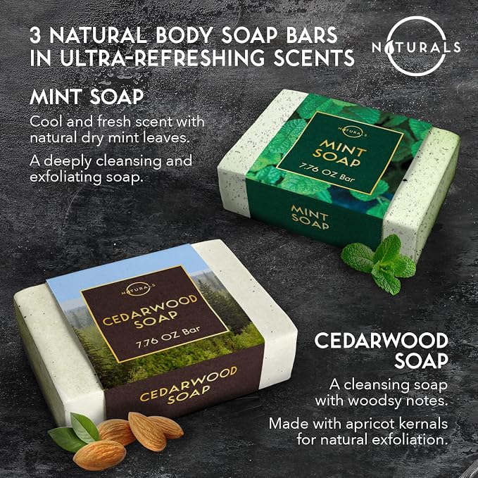 O Naturals Bar Soap for Men - Image 4