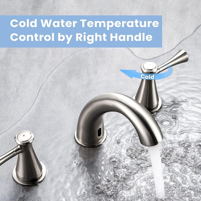 Touchless Bathroom Faucet for 3 Holes - Image 3
