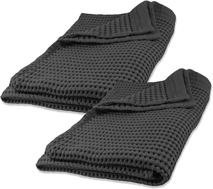 GILDEN TREE Waffle Bath Sheet Quick Dry Towel, Thin Luxury Bath Towels by GildenTree
