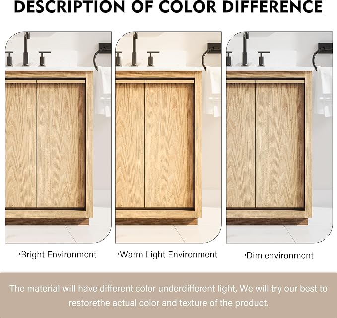 WELLFOR 60" Bathroom Vanity - Image 7