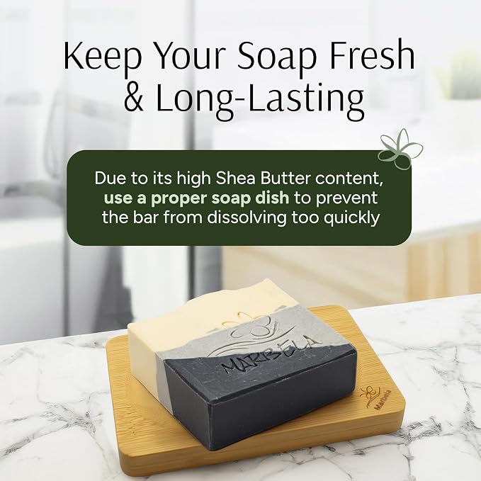 Marbela Cosmetics Stone & Feather Handmade Soap Bar - Image 7