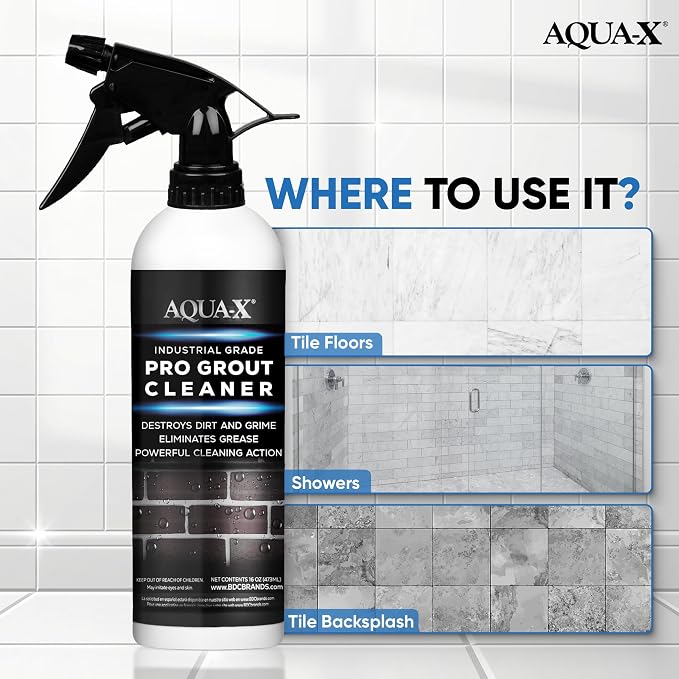AQUA-X Grout Cleaner 16oz - Image 7