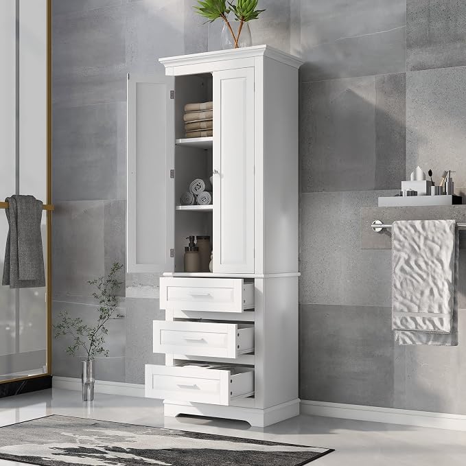 Tall Narrow Storage Cabinet - Image 4