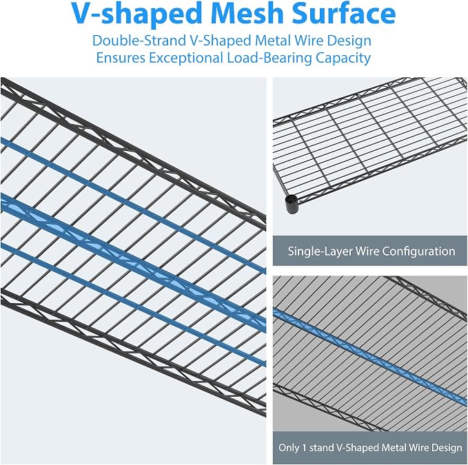 Homdox Heavy Duty Metal Shelves - Image 8