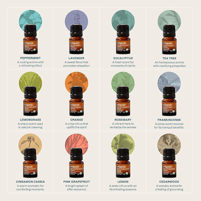Cliganic Organic Essential Oils Set - Image 4