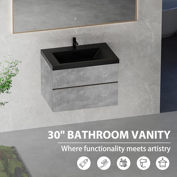 30" Floating Bathroom Vanity - Image 3