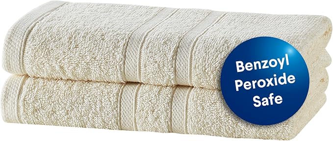 CLOROX Bleach Friendly Towels, Quick Dry, 100% Cotton Hand Towels, Highly by Clorox