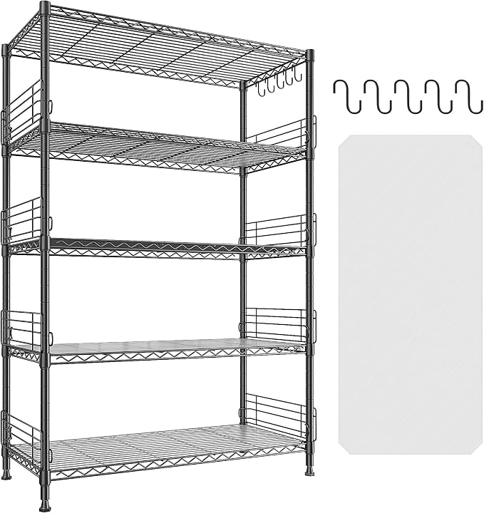 71.5‘’H Wire Shelving Unit by Durayloly