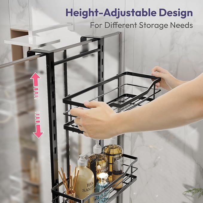 SWTYMIKI Over the Door Shower Caddy - Image 3