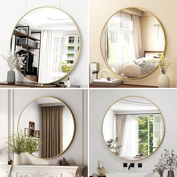 32 Inch Round Bathroom Mirror - Image 6