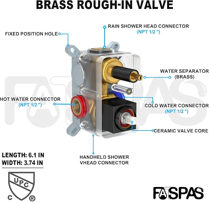Shower Faucet Set, Shower System - Image 5