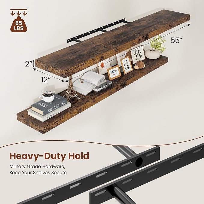 Vivelove 12" Deep Floating Shelves - Image 6