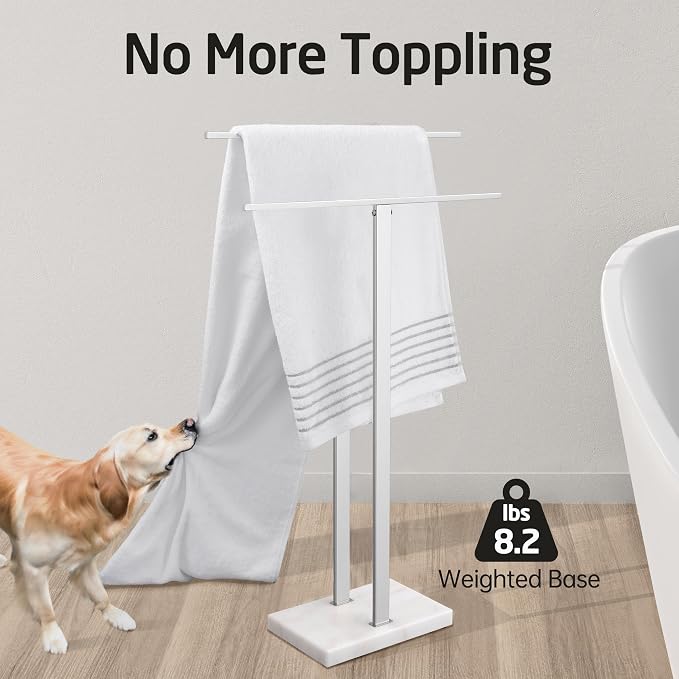KES Standing Towel Rack for Bathroom - Image 2