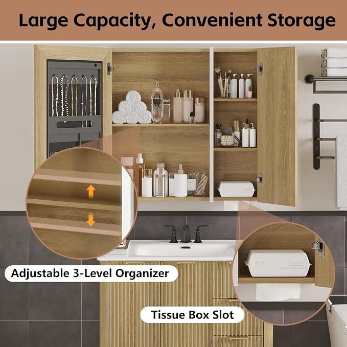 Lighted Bathroom Medicine Cabinet - Image 7