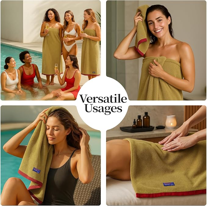 REDKISS 6 Pack Cotton Towel Set - Image 8