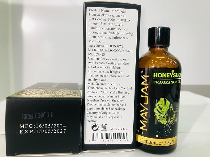 MAYJAM 100ML/3.38FL.OZ Honeysuckle Fragrance Oils - Image 9