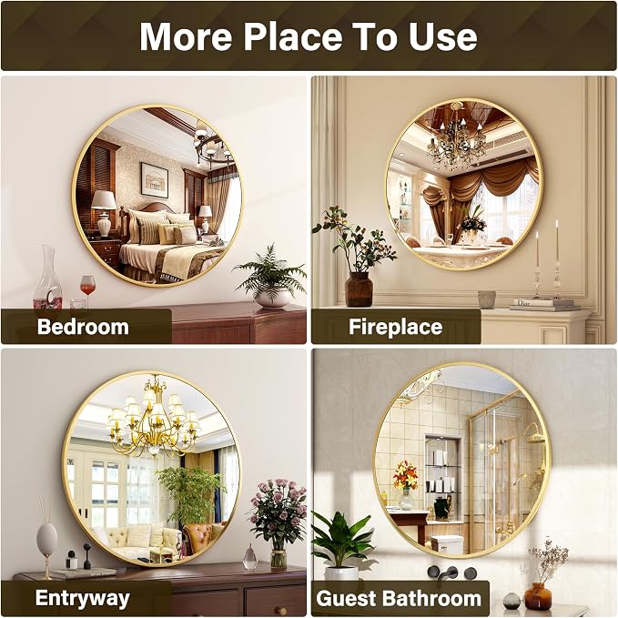 24 Inch Round Mirror - Image 5