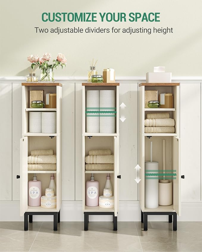 Bathroom Storage Cabinet, Corner Floor Cabinet - Image 6