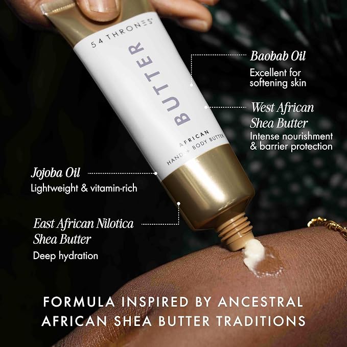 54 Thrones Mini African Beauty Shea Butter, Intensive Dry Skin Support - Image 2