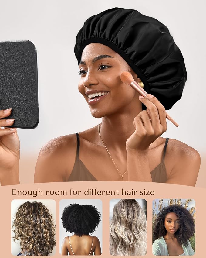 Yanibest Shower Cap Reusable Waterproof - Image 4