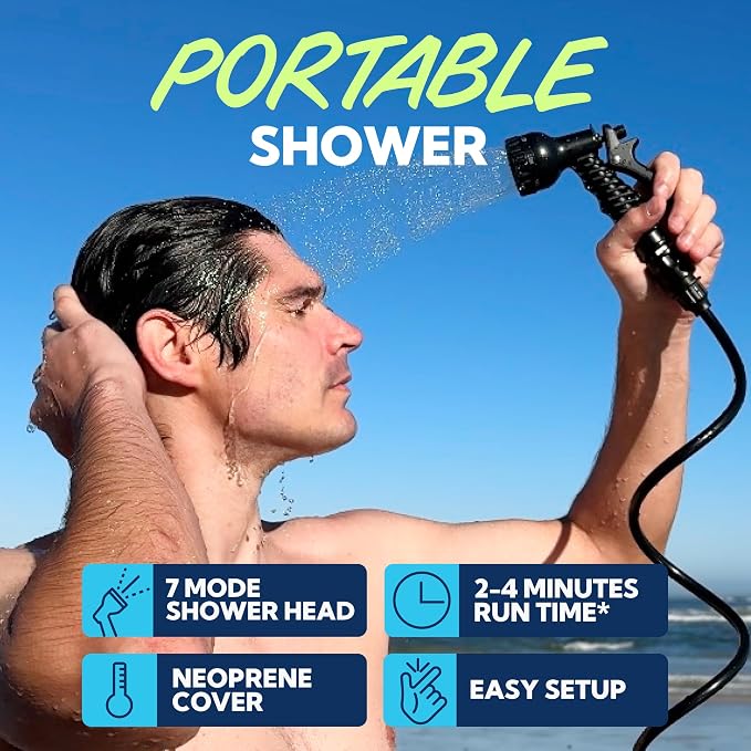 SUN NINJA Portable Shower, Camping Shower - Image 2