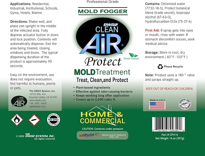 Protect Home & Commercial Mold-Odor Treatment 4 Bedroom Home Bundle 8oz. 14 oz. - Image 5