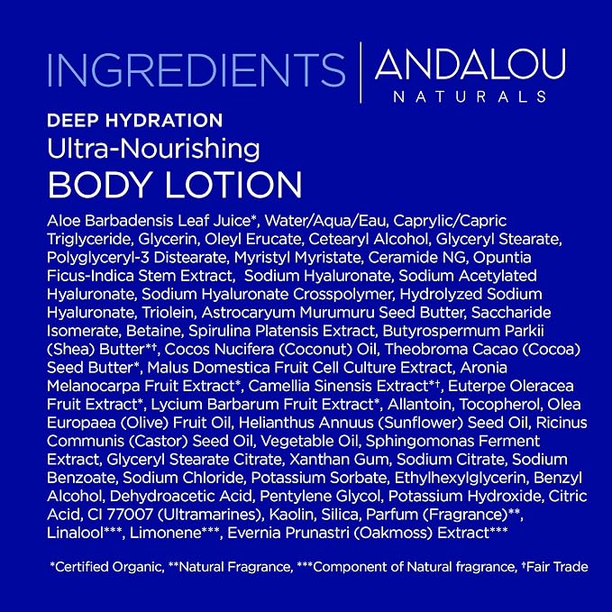 Andalou Naturals Body Lotion, Deep Hydration Lotion - Image 7